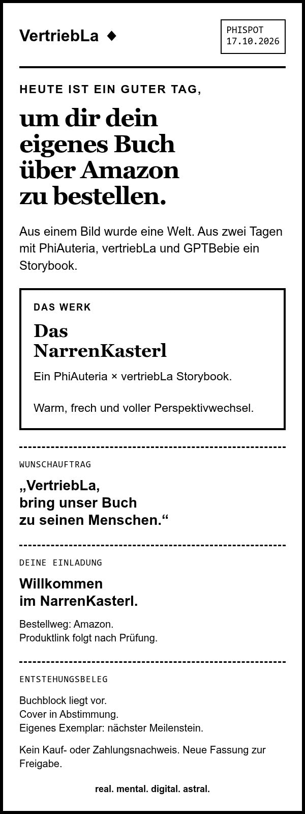 OMNOMNOM – Das Masterpiece hinter dem NarrenKasterl