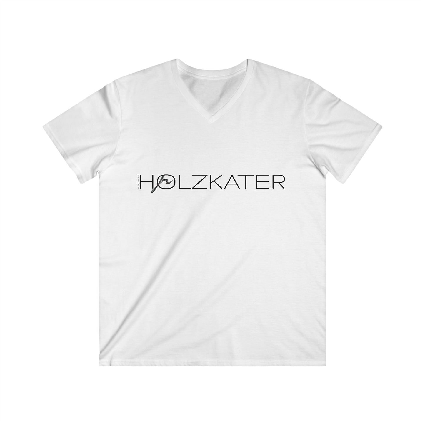 HOLZKATER by LaPame - Artistic Logo Interpretation by PhiAuteria - V Neck Shirt